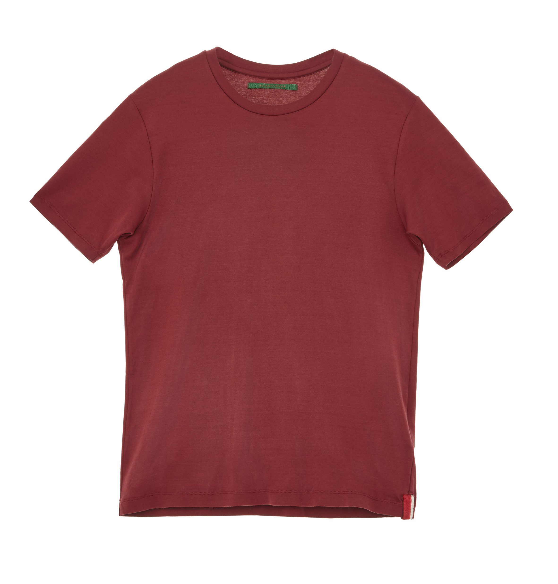 t-shirt hand picked cotone rossa