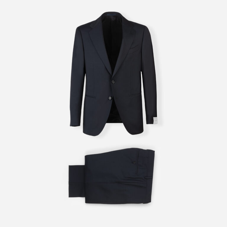 Wool and mohair single-breasted suit