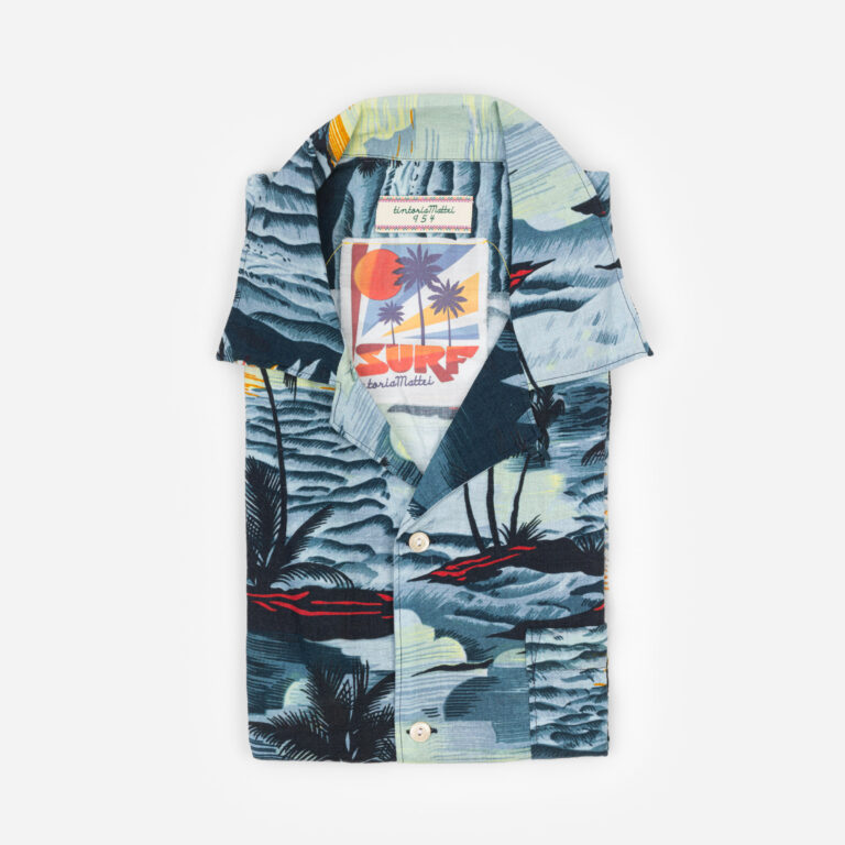 Cotton-blend Hawaiian shirt