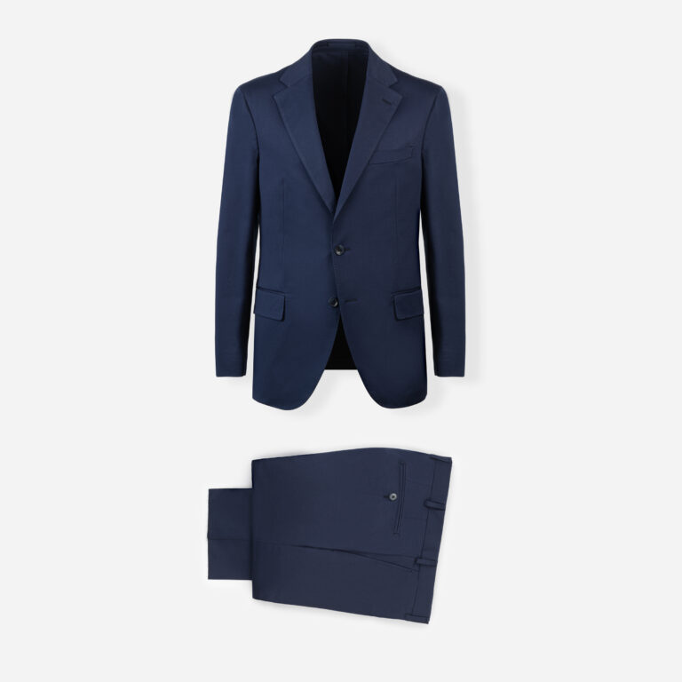 Single-breasted stretch cotton suit