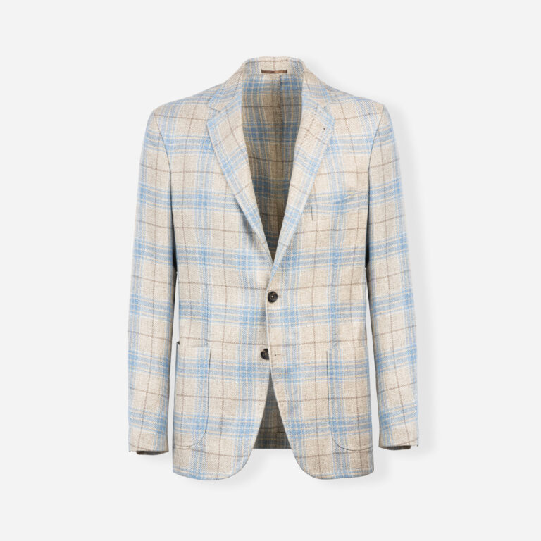 Prince of Wales single-breasted jacket