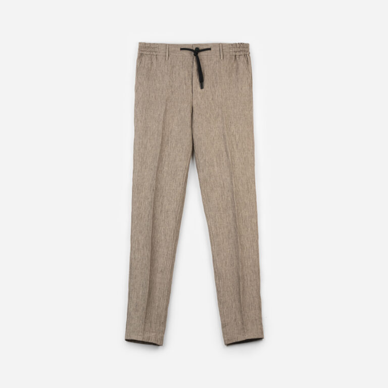 Linen drawstring pants